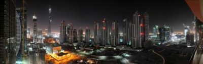 Панорама ночного города 100